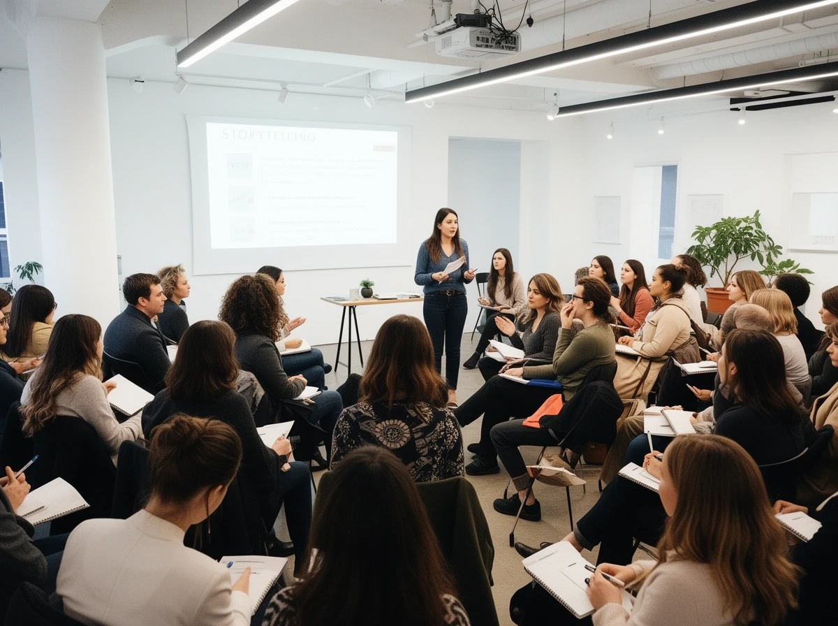 ストーリーテリングワークショップの様子